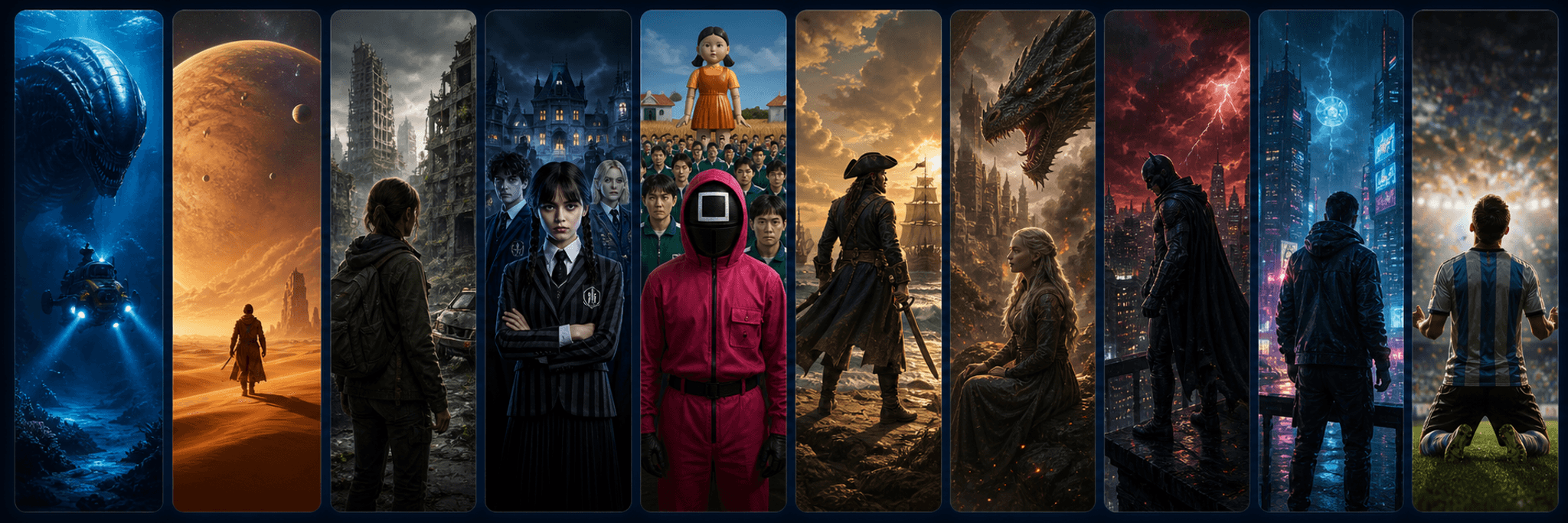 New international movies and series posters
